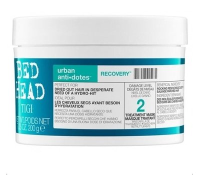 Маска для поврежденных волос уровень 2 Tigi Bed Head Urban Anti+Dotes Recovery