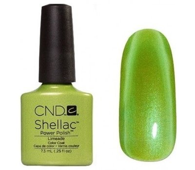 09858 Limeade Гель-лак Creative Shellac Нежносалатовый с микроблестками